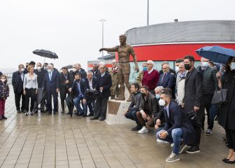 Luis ya tiene su estatua: 