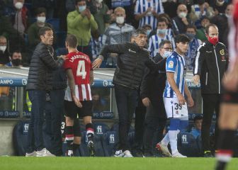 LaLiga denuncia insultos a
Iñigo Martínez durante el derbi
