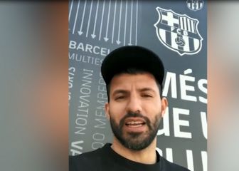 Agüero sale del hospital y manda este mensaje a la hinchada del Barcelona