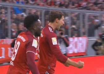 Goretzka y Lewandowski mantienen líder al Bayern