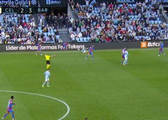 La acción de De Jong en el 95' por la que se añadió un minuto más y el Barça monta en cólera