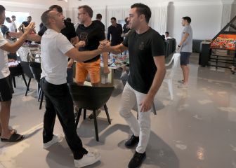 Rotundo mensaje de Xavi a su staff