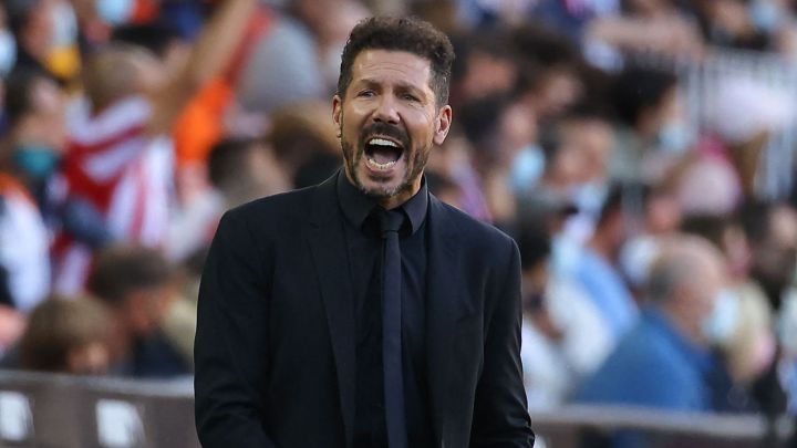 Simeone, en el Valencia-Atlético