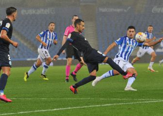 Miki Villar da la victoria al Ibiza en la intimidad de Anoeta