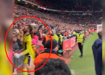 La imagen de De Gea que está dando la vuelta en Inglaterra