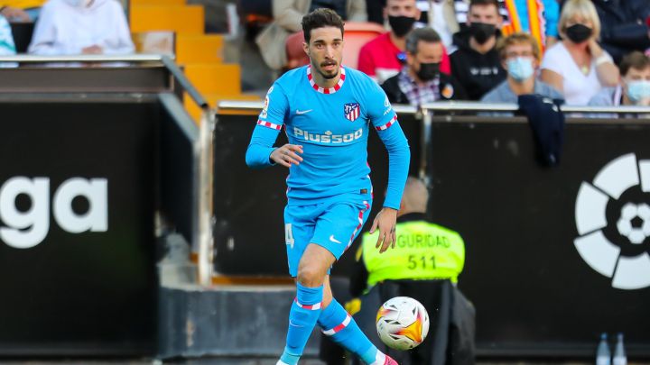 Vrsaljko, en el Valencia-Atlético