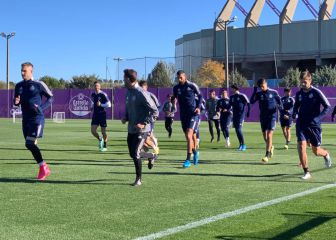 El Pucela vuelve al trabajo con la ausencia de Roque Mesa