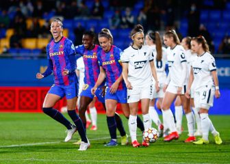 Otra goleada de un Barcelona que mantiene su pleno