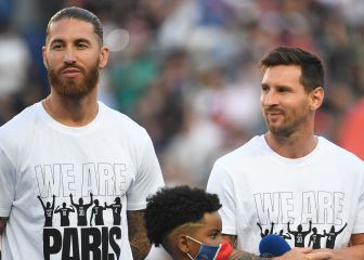 El vestuario del PSG y la relación Ramos-Messi: 