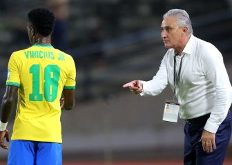 La charla de Tite con Ancelotti sobre la evolución de Vinicius