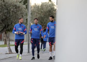 El Atleti sigue en el Cerro su trabajo en la 