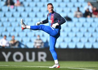 Ter Stegen también 'aprieta'