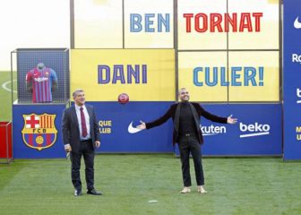 Daniel Alves mete mil personas más que Xavi en su 'premiere'