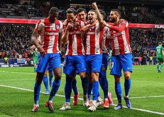 Atlético de Madrid-Osasuna en imágenes