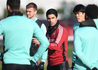 Arteta se enfrenta esta tarde a una dura prueba en Anfield