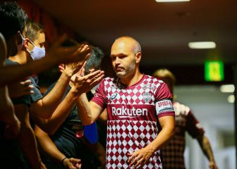 Iniesta, en plena forma: 100 partidos con Vissel Kobe