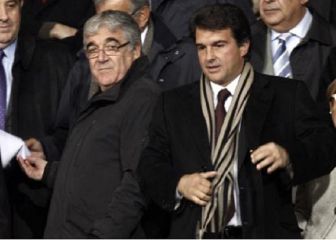 Laporta regresa a la comida del derbi tras la guerra anterior