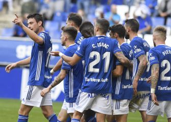 Al Oviedo le basta con acelerar en el primer tiempo