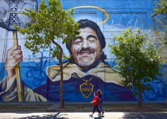 El espíritu de Maradona, presente en las calles del mundo