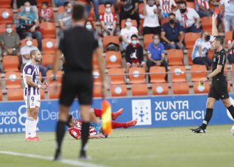 El Pucela es el tercer equipo que más expulsiones ha sufrido