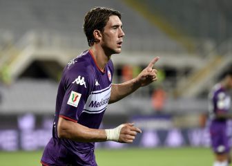 El United sigue a Vlahovic