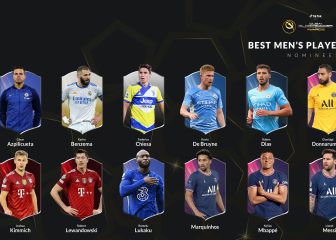 Azpilicueta, Benzema, Messi y Cristiano, nominados a mejor jugador