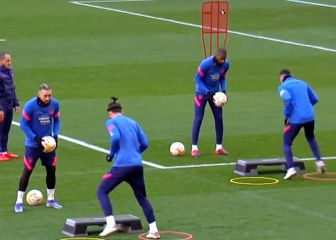 El Atlético de Madrid prepara el partido contra el Cádiz