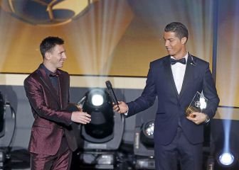 El 'pique' de Cristiano con Messi en el Balón de Oro: 