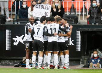 Aprobados y suspensos del Valencia: Soler no falla y Foulquier se duerme