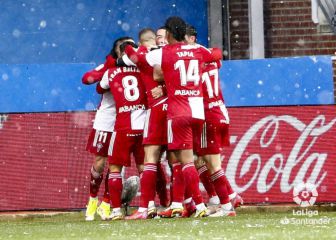 Santi Mina y Aspas le chafan a Joselu su gesta en Mendizorroza