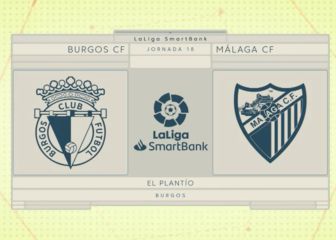 Un gran Burgos golea al Málaga en El Plantío
