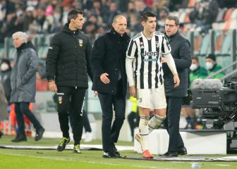 Morata, en la línea roja