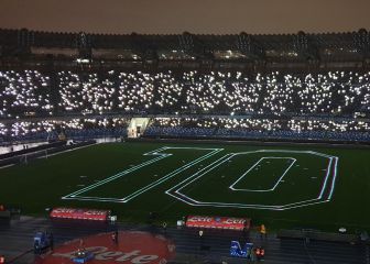 Espectacular homenaje a Maradona en Nápoles