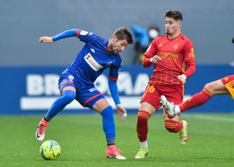Atasco bajo la lluvia en Lezama