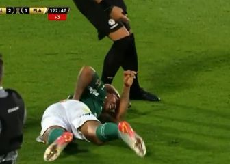 El video viral de la final de Libertadores: ¡simuló una agresión del árbitro!