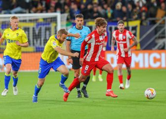 El Atleti despeja los fantasmas ante un inocente Cádiz