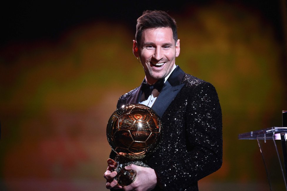 Balon de Oro 2021. Leo Messi, jugador del Paris Saint Germain.