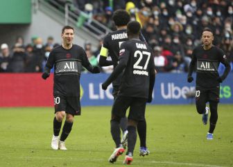 El PSG remonta en el debut de Ramos: Neymar, lesionado