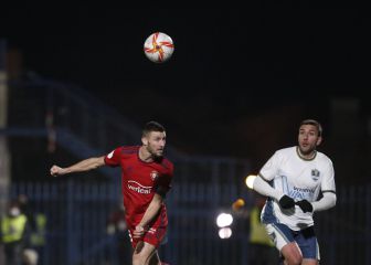 Osasuna golea a un San Agustín que aguantó la primera mitad