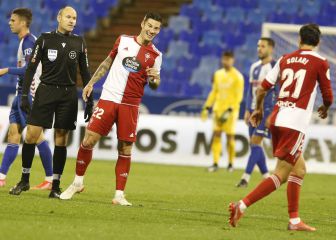 Santi Mina triplica a Maxi Gómez