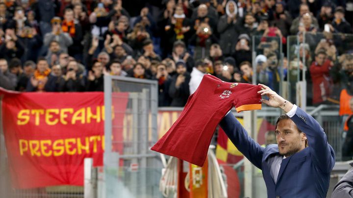 Totti reaparece en el Olímpico por el Roma-Inter