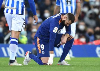 Alarma en el Madrid: Benzema se retira lesionado