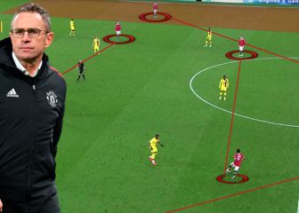 Rangnick ilusiona al United con su sistema de juego en su debut