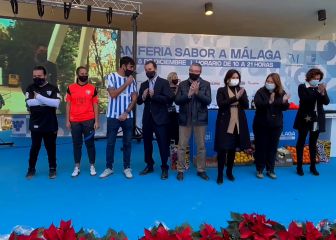 El Málaga visitó la Feria Sabor a Málaga