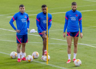 Las dos dudas de Simeone en su alineación para el derbi