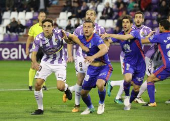 El Oviedo cumplirá 13 visitas a orillas del Pisuerga en Segunda