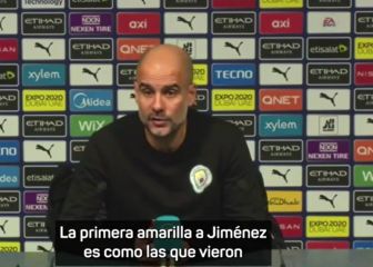 Llegó a la rueda de prensa y se mojó al completo: Guardiola sobre las jugadas polémicas