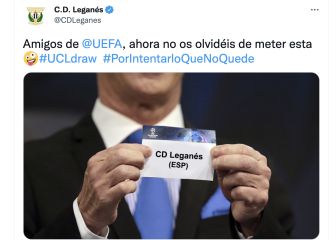 El Leganés pide a la UEFA que meta su bola en el sorteo de Champions