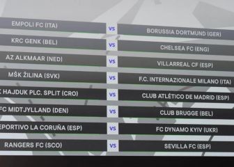 Hadjuk-Atlético, Rangers-Sevilla, AZ Alkmaar-Villarreal y Depor-Dinamo Kiev, en la Youth League