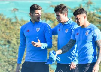 Vivian se suma al grupo, con Iñigo Martínez aparte